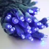 50-light 5mm Blue LED Christmas Lights, 4" Spacing, Green Wire -Decorative Lighting Store 5mm blue led christmas lights a2