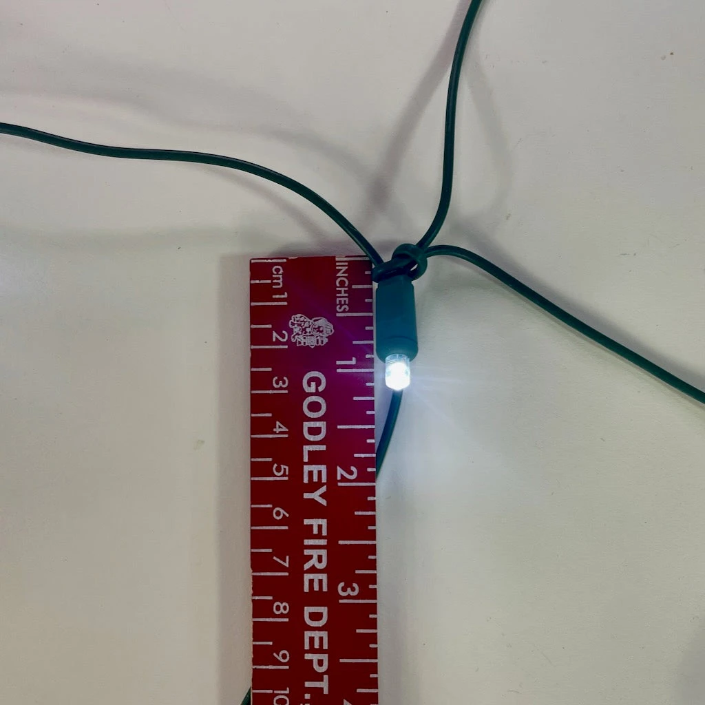 100-light Pure White 5mm LED Net Lights, Green Wire 8 100-light Pure White 5mm LED Net Lights, Green Wire - Image 6