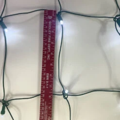 100-light Pure White 5mm LED Net Lights, Green Wire 18 100-light Pure White 5mm LED Net Lights, Green Wire -Decorative Lighting Store IMG 6848