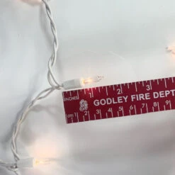 6-Foot Glass Curtain Lights Clear Bulbs White Wire 16 6-Foot Glass Curtain Lights Clear Bulbs White Wire -Decorative Lighting Store IMG 6860