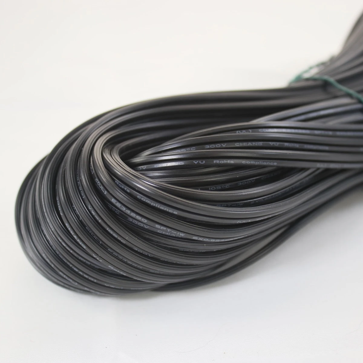 100' Cord 18 AWG SPT-1 Wire, Black 4 100' Cord 18 AWG SPT-1 Wire, Black - Image 2