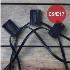 C9 (E17) 1000' Spool 18" Spacing, Black SPT-2 Wire -Decorative Lighting Store black c9 christmas lights cord a 926137ce 7379 42b1 a6cc 3c5fbac541b1