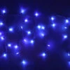 100-light M5 Blue LED Icicle Lights, Green Wire