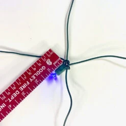 100-light Blue 5mm LED Net Lights, Green Wire -Decorative Lighting Store blue led net 5mm l4