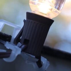 C7 (E12) 500' Spool 6" Spacing, Brown SPT-1 Wire -Decorative Lighting Store brown wire socket 120518