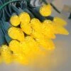 50-light C6 Yellow LED Christmas Lights, 4" Spacing Green Wire 1 50-light C6 Yellow LED Christmas Lights, 4" Spacing Green Wire -Decorative Lighting Store c6 yellow led christmas lights b