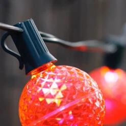 C7 (E12) 100' Cord 12" Spacing, Green SPT-2 Wire -Decorative Lighting Store c7 green christmas light cord 042018