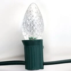 C7 (E12) 500' Spool 15" Spacing, Green SPT-1 Wire -Decorative Lighting Store c7 green wire f 888c4d3c be34 4657 bbf3 7a16ef895bc1