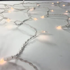 6-Foot Glass Curtain Lights Clear Bulbs White Wire 14 6-Foot Glass Curtain Lights Clear Bulbs White Wire -Decorative Lighting Store clear curtain glass l2