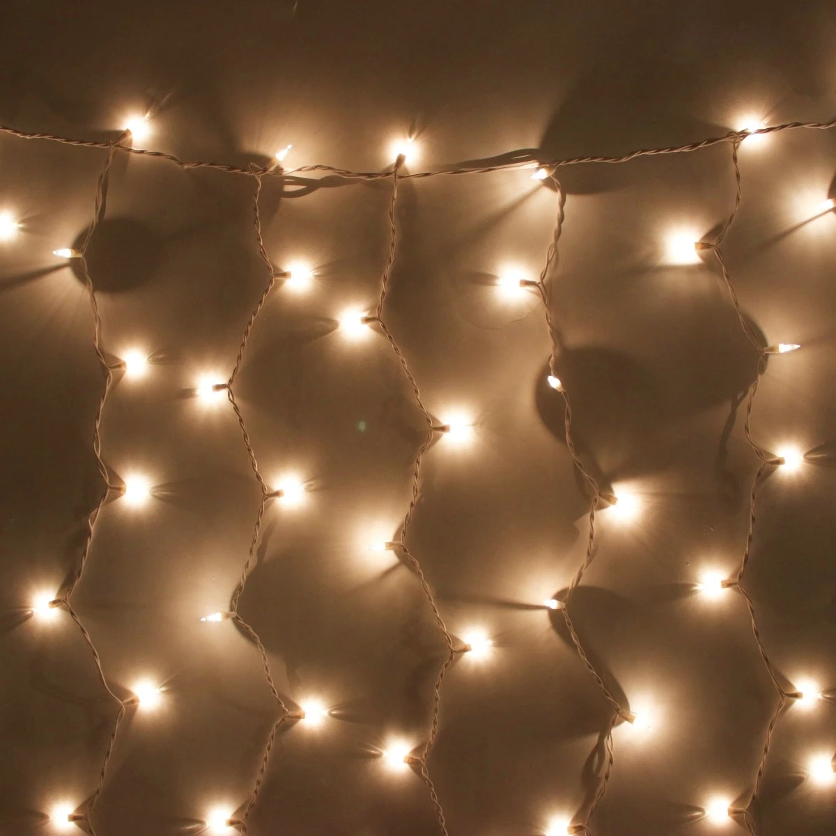 8-Foot Glass Curtain Lights Clear Bulbs White Wire 4 8-Foot Glass Curtain Lights Clear Bulbs White Wire - Image 3