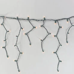 Featured Products -Decorative Lighting Store clear glass icicle lights green wire b