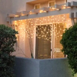 6-Foot Glass Curtain Lights Clear Bulbs White Wire 19 6-Foot Glass Curtain Lights Clear Bulbs White Wire -Decorative Lighting Store curtain lights customer photo3