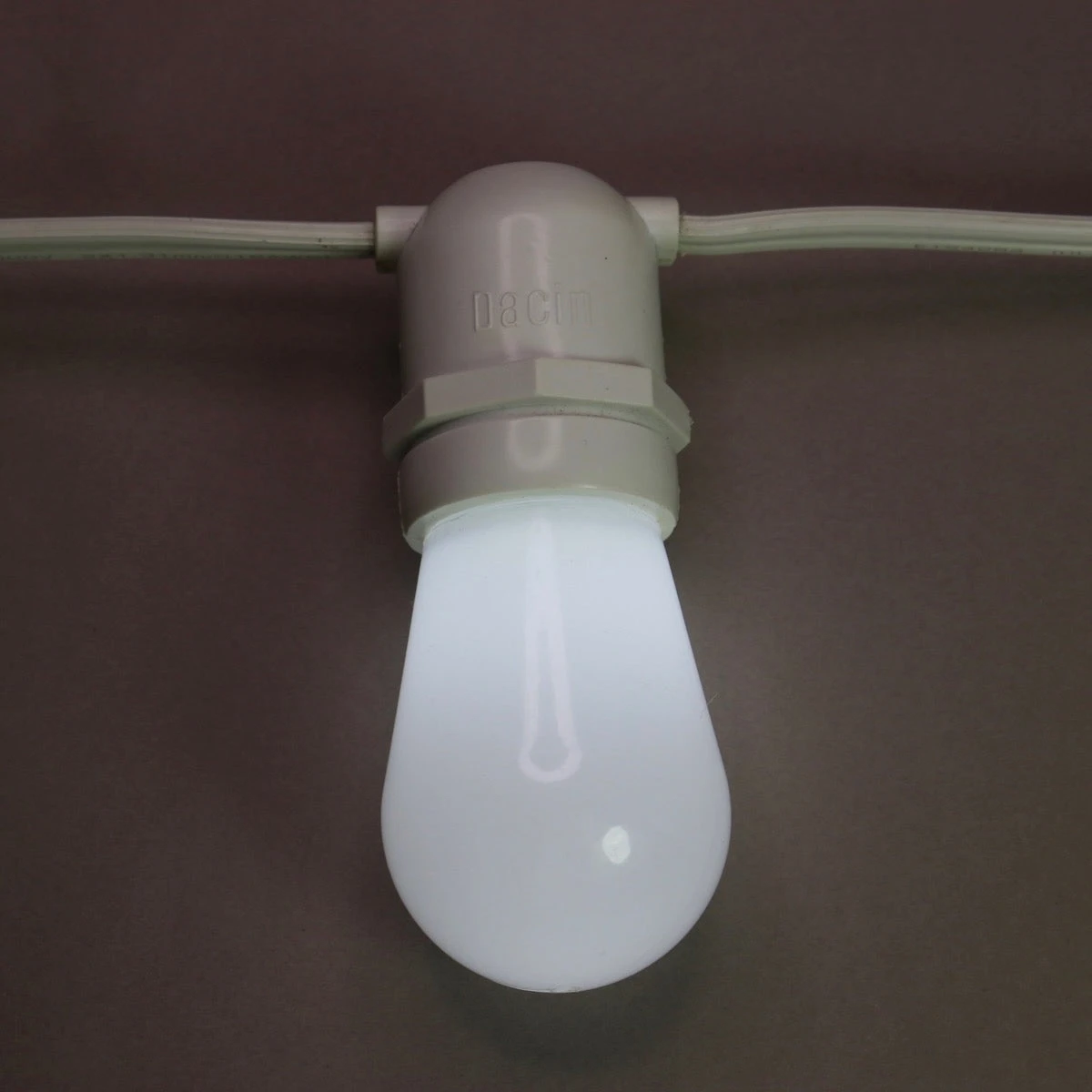 E26 330' Heavy Duty Commercial Grade Cord, White Wire 4 E26 330' Heavy Duty Commercial Grade Cord, White Wire - Image 2