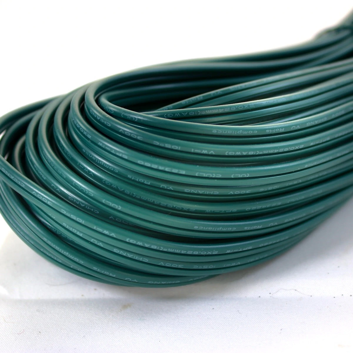 100' Cord 18 AWG Wire SPT-2, Green 4 100' Cord 18 AWG Wire SPT-2, Green - Image 2