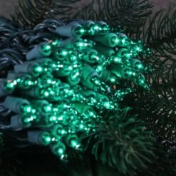100-bulb Green Mini Lights, 6" Spacing, Green Wire 15 100-bulb Green Mini Lights, 6" Spacing, Green Wire -Decorative Lighting Store green christmas tree lights green wire 090518a 1607cb95 add3 4709 a9d4 3b88093429fd