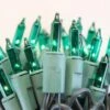 100-bulb Green Mini Lights, 4" Spacing, Green Wire -Decorative Lighting Store green glass mini lights green wire b 9f715d7e 3456 4776 acdd e87a5fec1012