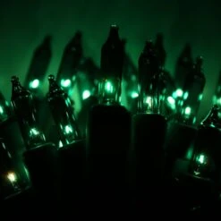100-bulb Green Mini Lights, 4" Spacing, Green Wire 12 100-bulb Green Mini Lights, 4" Spacing, Green Wire -Decorative Lighting Store green glass mini lights green wire c 7a707882 86e6 44c4 8a38 6102c2e7cb7c