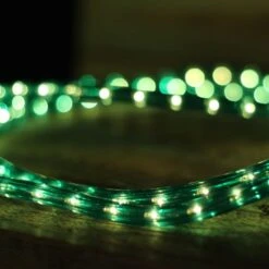 150' 1/2" Green Incandescent Rope Lights -Decorative Lighting Store green incandescent rope light 92018