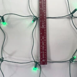 100-light Green 5mm LED Net Lights, Green Wire 17 100-light Green 5mm LED Net Lights, Green Wire -Decorative Lighting Store green led net lights l6