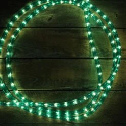 150' 1/2" Green Incandescent Rope Lights -Decorative Lighting Store green rope light incandescent 92018