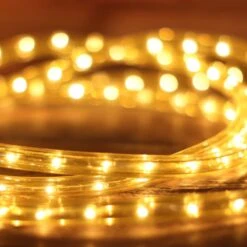 1/2" Yellow Incandescent Rope Lights -Decorative Lighting Store incandescent rope lights yellow 9 18