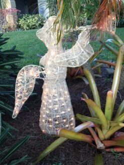 50-light M5 Warm White LED Christmas Lights, 4" Spacing White Wire -Decorative Lighting Store light 20angel