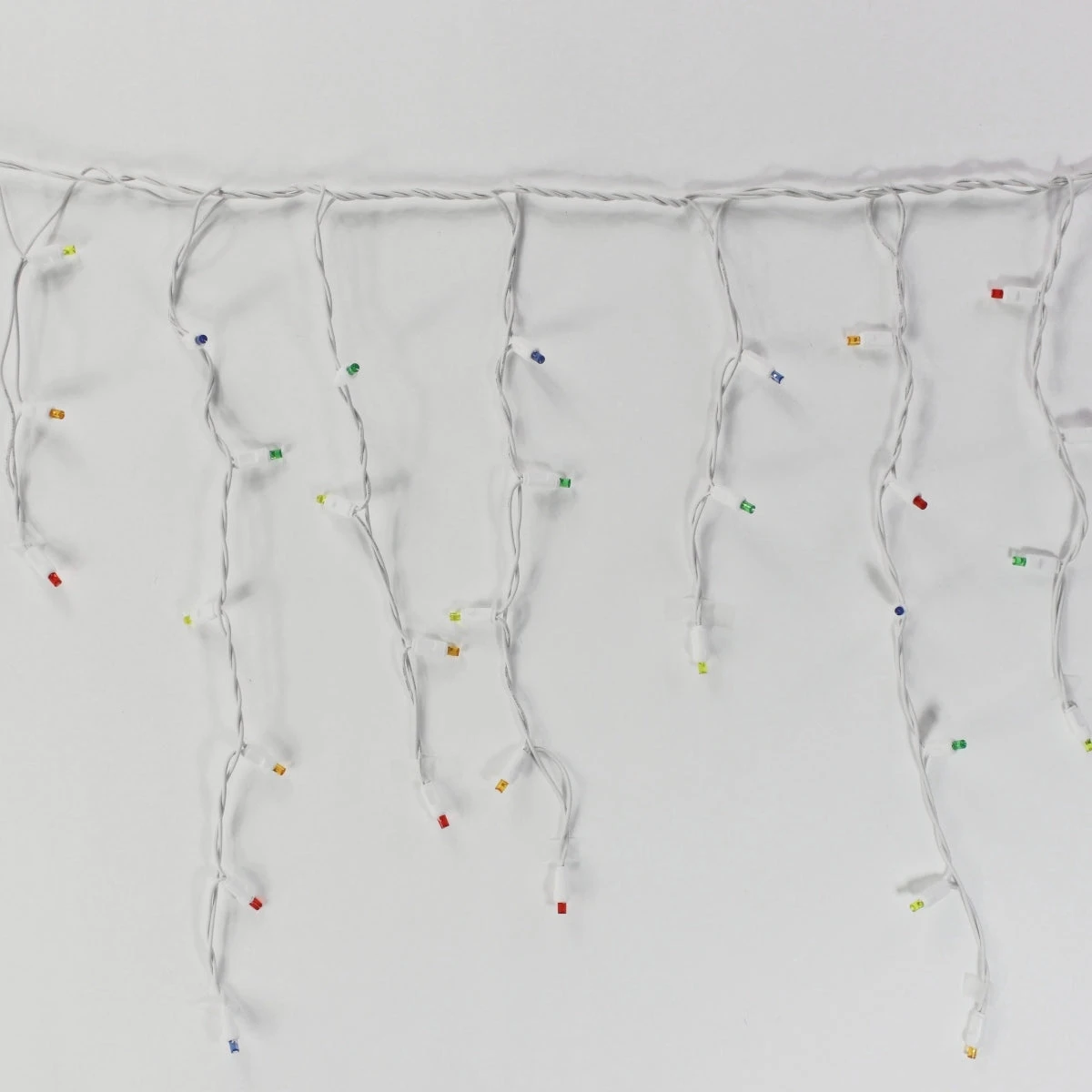 100-light Multicolor 5mm LED Icicle Lights, White Wire 5 100-light Multicolor 5mm LED Icicle Lights, White Wire - Image 3
