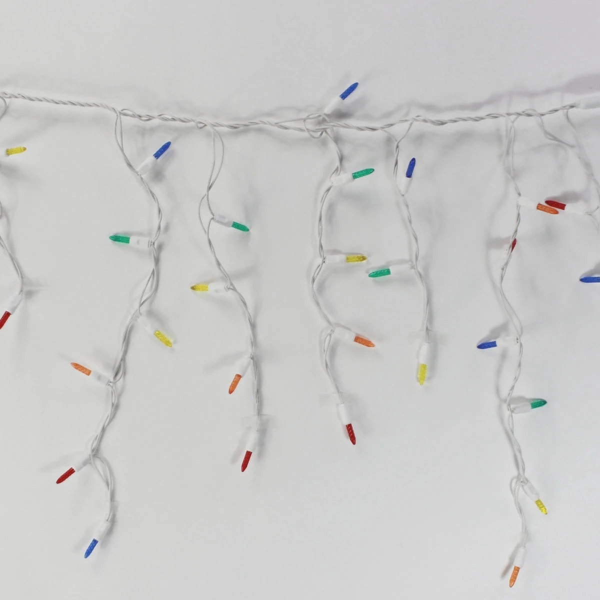 100-light M5 Multicolor LED Icicle Lights, White Wire 5 100-light M5 Multicolor LED Icicle Lights, White Wire - Image 3