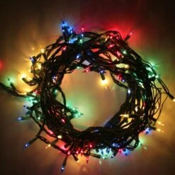 Chasing Multicolor Mini Lights, 140 Lights, Single Plug -Decorative Lighting Store multicolor glass chasing lights c