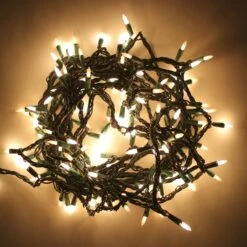 Chasing Opaque White Mini Lights, 140 Lights, Single Plug 10 Chasing Opaque White Mini Lights, 140 Lights, Single Plug -Decorative Lighting Store opaque white glass chasing lights c2