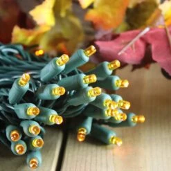 50-light 5mm Orange LED Christmas Lights, 6" Spacing Green Wire -Decorative Lighting Store orange 5mm led christmas lights 080518c baa07b44 b3f1 4a34 a3f5 b9894c50b3d9
