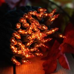 Chasing Orange Mini Lights, 140 Lights, Single Plug -Decorative Lighting Store orange christmas lights 9518c 203f6145 90fa 40ff 82e9 9e52e2a89829