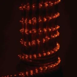 1/2" Orange LED Rope Lights -Decorative Lighting Store orange led rope light at dark 82418 281 29