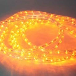 1/2" Orange LED Rope Lights -Decorative Lighting Store orange led rope light christmas 82418