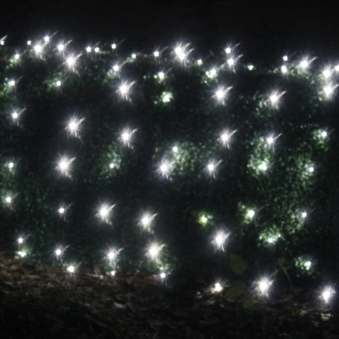 100-light M5 Pure White LED Net Lights, Green Wire 6 100-light M5 Pure White LED Net Lights, Green Wire - Image 4