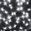 100-light M5 Pure White LED Net Lights, Green Wire -Decorative Lighting Store pure white m5 led net lights c