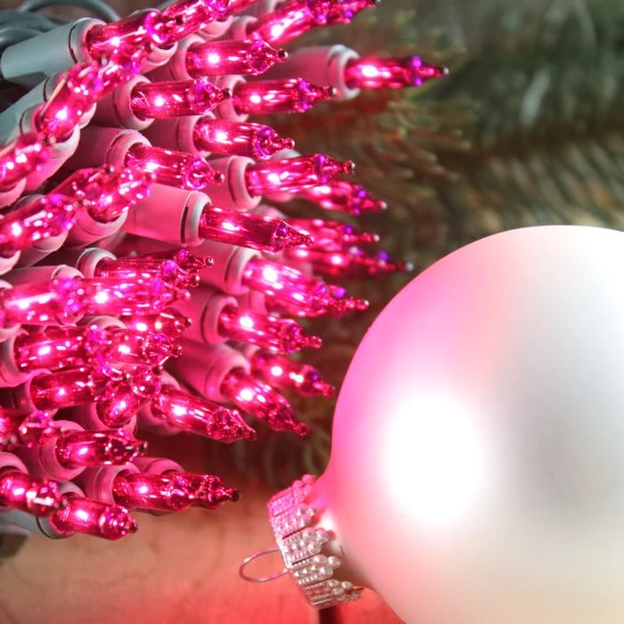 100-bulb Purple Mini Lights, 4" Spacing, Green Wire 9 100-bulb Purple Mini Lights, 4" Spacing, Green Wire - Image 7