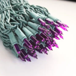 100-bulb Purple Mini Lights, 4" Spacing, Green Wire 15 100-bulb Purple Mini Lights, 4" Spacing, Green Wire -Decorative Lighting Store purple mini lights green wire 031022 a 07b07e07 e70b 4d22 9af3 705c3925c1a2
