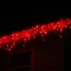 100-light M5 Red LED Icicle Lights, White Wire 1 100-light M5 Red LED Icicle Lights, White Wire -Decorative Lighting Store red 5mm led icicle lights white wire