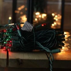 100-bulb Red Green Clear Frost Mini Lights, 6" Spacing, Green Wire 17 100-bulb Red Green Clear Frost Mini Lights, 6" Spacing, Green Wire -Decorative Lighting Store red green clear frosted christmas tree light 82818 16047fa3 2173 4e7b 95ed b11c947180e9