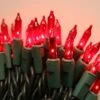 100-bulb Red Mini Lights, 6" Spacing, Green Wire -Decorative Lighting Store red mini lights green wire b 0def6c3b 9eb1 45ff 8169 6fe67b1b28ab