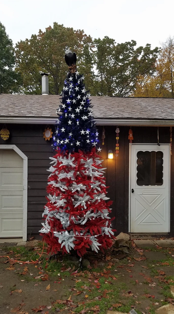 50-light 5mm Red LED Christmas Lights, 4" Spacing White Wire 7 50-light 5mm Red LED Christmas Lights, 4" Spacing White Wire - Image 5