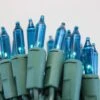 100-bulb Teal Mini Lights, 4" Spacing, Green Wire 2 100-bulb Teal Mini Lights, 4" Spacing, Green Wire -Decorative Lighting Store teal glass mini lights green wire b e8f369f1 9cc2 40d9 a21d f6f19d843d14