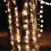150-bulb Clear Tree Trunk Lights, Green Wire -Decorative Lighting Store tree trunk wrsap net lights 062518