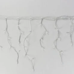 100-light Warm White 5mm LED Icicle Lights, White Wire 9 100-light Warm White 5mm LED Icicle Lights, White Wire -Decorative Lighting Store warm white 5mm led icicle lights white wire a
