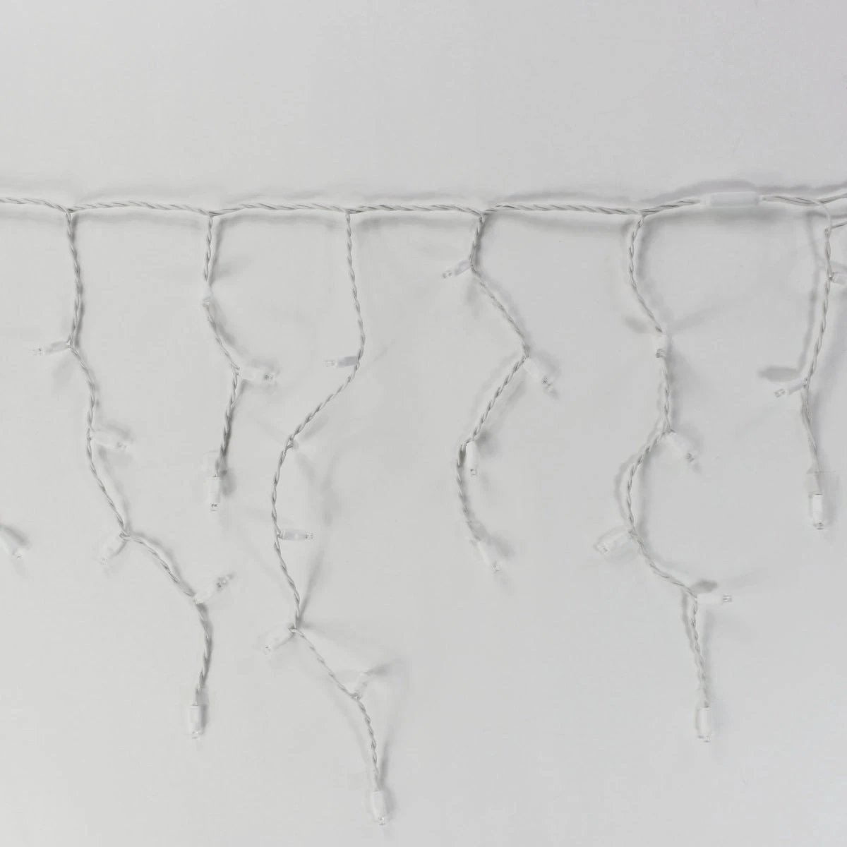 100-light Warm White 5mm LED Icicle Lights, White Wire 5 100-light Warm White 5mm LED Icicle Lights, White Wire - Image 3