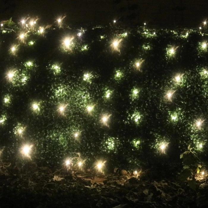 100-light Warm White 5mm LED Net Lights, Green Wire 9 100-light Warm White 5mm LED Net Lights, Green Wire - Image 7