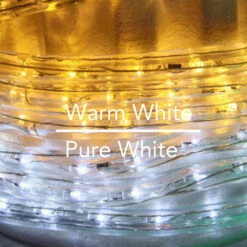 1/2" Warm White LED Rope Lights 15 1/2" Warm White LED Rope Lights -Decorative Lighting Store warm white pure white led rope comparison 08f7ae0f 8318 4829 875a 4363399e207c