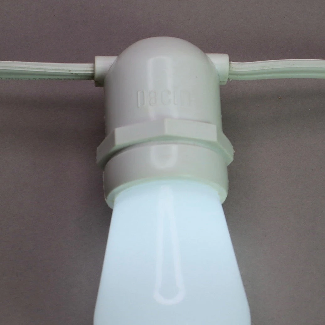 E26 330' Heavy Duty Commercial Grade Cord, White Wire 3 E26 330' Heavy Duty Commercial Grade Cord, White Wire