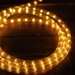 1/2" Yellow Incandescent Rope Lights -Decorative Lighting Store yellow incandescent rope light 918